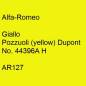 Preview: Alfa-Romeo, Giallo Pozzuoli (yellow) Dupont No. 44396A H, AR127.